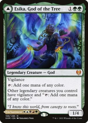 Esika, God of the Tree // The Prismatic Bridge - Foil<br /><span class="collector-number">Collector No. 168</span>