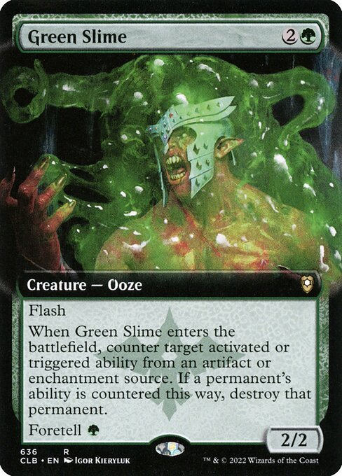 Green Slime<br /><span class="collector-number">Collector No. 636</span>