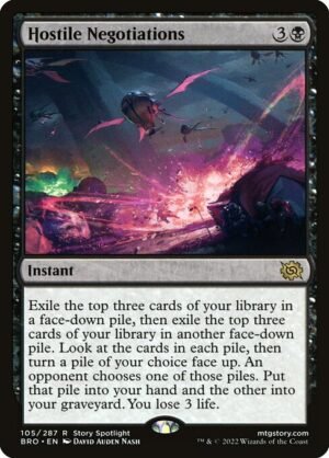 Hostile Negotiations - Foil<br /><span class="collector-number">Collector No. 105</span>