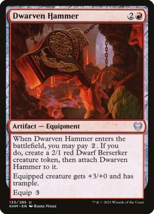 Dwarven Hammer<br /><span class="collector-number">Collector No. 133</span>