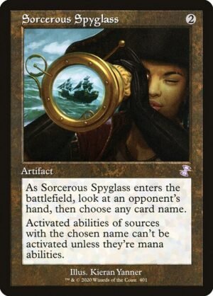 Sorcerous Spyglass<br /><span class="collector-number">Collector No. 401</span>