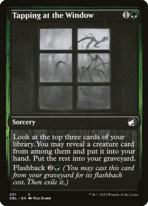 Tapping at the Window<br /><span class="collector-number">Collector No. 201</span>