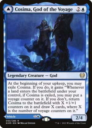 Cosima, God of the Voyage // The Omenkeel - Foil<br /><span class="collector-number">Collector No. 50</span>
