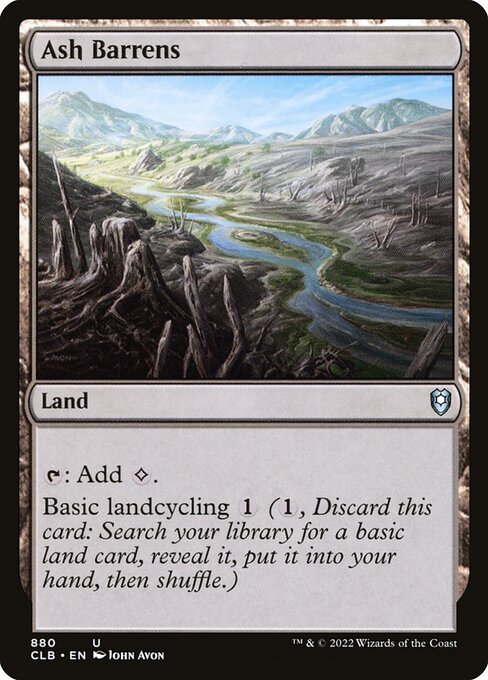 Ash Barrens<br /><span class="collector-number">Collector No. 880</span>