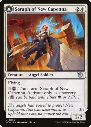 Seraph of New Capenna // Seraph of New Phyrexia<br /><span class="collector-number">Collector No. 36</span>
