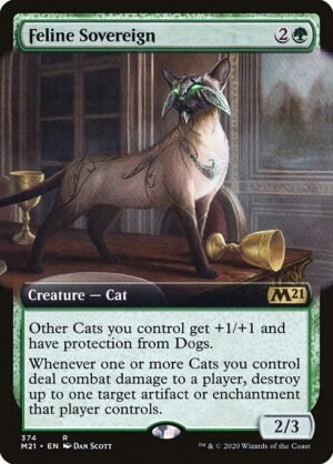 Feline Sovereign - Foil<br /><span class="collector-number">Collector No. 374</span>