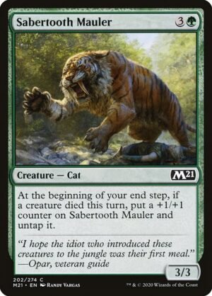 Sabertooth Mauler<br /><span class="collector-number">Collector No. 202</span>