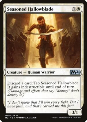 Seasoned Hallowblade<br /><span class="collector-number">Collector No. 34</span>
