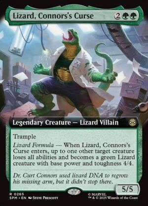 Lizard, Connors's Curse - Foil<br /><span class="collector-number">Collector No. 265</span>