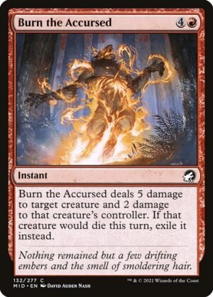 Burn the Accursed<br /><span class="collector-number">Collector No. 132</span>