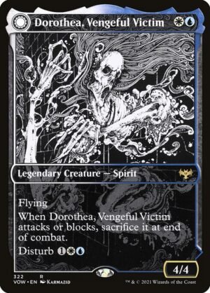 Dorothea, Vengeful Victim // Dorothea's Retribution - Foil<br /><span class="collector-number">Collector No. 322</span>