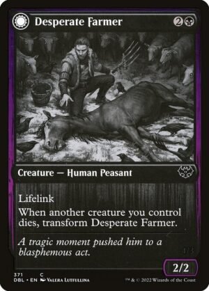 Desperate Farmer // Depraved Harvester - Foil<br /><span class="collector-number">Collector No. 371</span>