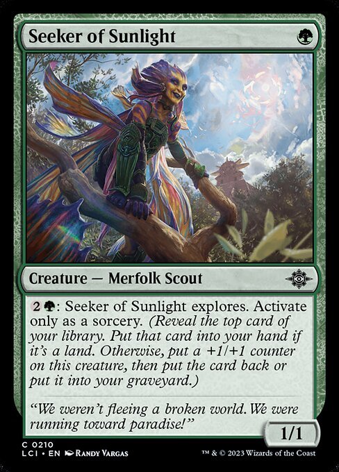 Seeker of Sunlight<br /><span class="collector-number">Collector No. 210</span>