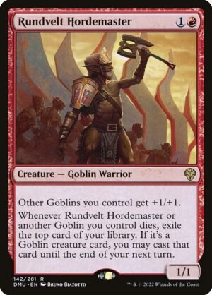 Rundvelt Hordemaster - Foil<br /><span class="collector-number">Collector No. 142</span>