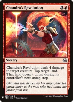 Chandra's Revolution<br /><span class="collector-number">Collector No. AER-77</span>