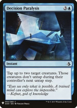 Decision Paralysis<br /><span class="collector-number">Collector No. AKH-50</span>