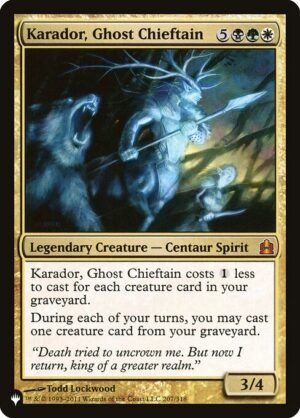 Karador, Ghost Chieftain<br /><span class="collector-number">Collector No. CMD-207</span>