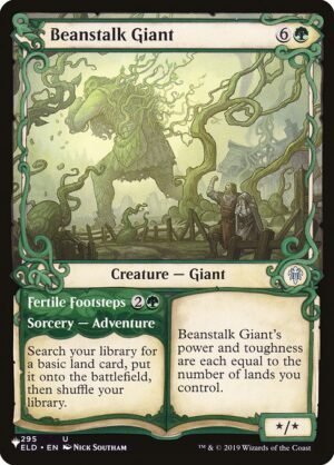 Beanstalk Giant // Fertile Footsteps<br /><span class="collector-number">Collector No. ELD-295</span>