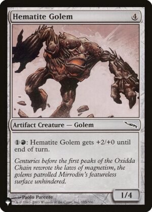 Hematite Golem<br /><span class="collector-number">Collector No. MRD-185</span>