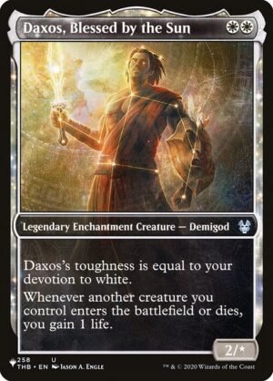 Daxos, Blessed by the Sun<br /><span class="collector-number">Collector No. THB-258</span>