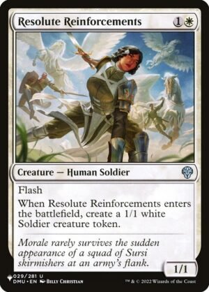 Resolute Reinforcements<br /><span class="collector-number">Collector No. DMU-29</span>