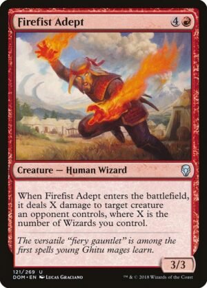 Firefist Adept<br /><span class="collector-number">Collector No. 121</span>
