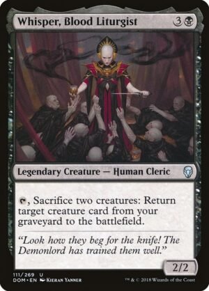 Whisper, Blood Liturgist - Foil<br /><span class="collector-number">Collector No. 111</span>