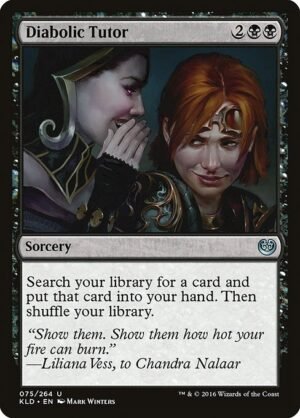 Diabolic Tutor<br /><span class="collector-number">Collector No. 75</span>