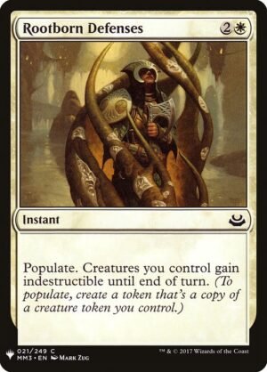Rootborn Defenses<br /><span class="collector-number">Collector No. MM3-21</span>
