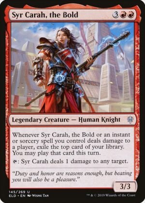 Syr Carah, the Bold<br /><span class="collector-number">Collector No. 145</span>