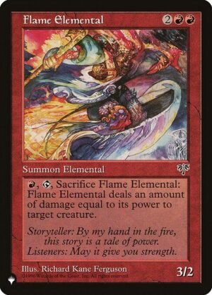 Flame Elemental<br /><span class="collector-number">Collector No. MIR-175</span>