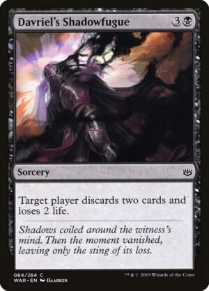 Davriel's Shadowfugue<br /><span class="collector-number">Collector No. 84</span>