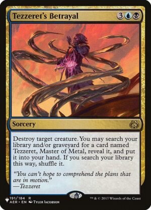 Tezzeret's Betrayal<br /><span class="collector-number">Collector No. AER-191</span>