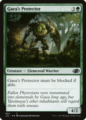 Gaea's Protector<br /><span class="collector-number">Collector No. 664</span>
