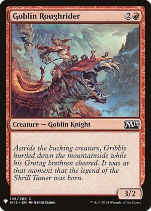 Goblin Roughrider<br /><span class="collector-number">Collector No. M15-146</span>