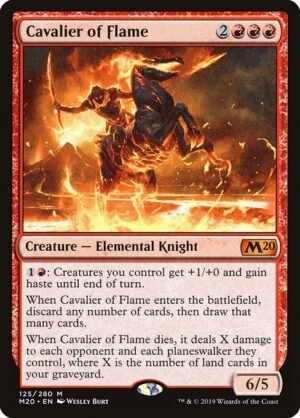 Cavalier of Flame<br /><span class="collector-number">Collector No. 125</span>