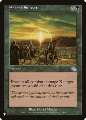 Serene Sunset<br /><span class="collector-number">Collector No. JUD-131</span>