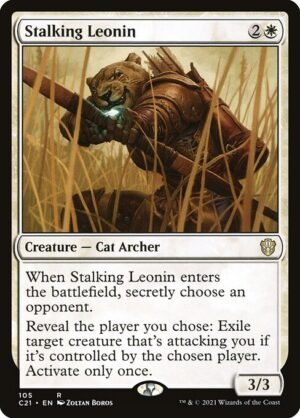 Stalking Leonin<br /><span class="collector-number">Collector No. 105</span>