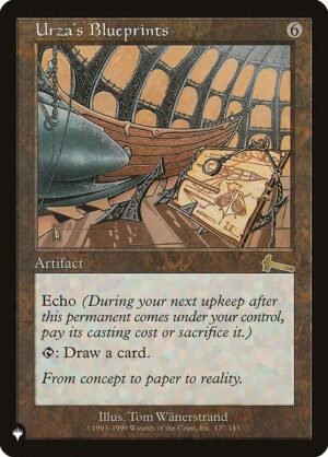 Urza's Blueprints<br /><span class="collector-number">Collector No. ULG-137</span>