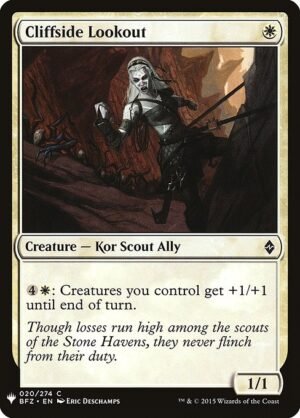 Cliffside Lookout<br /><span class="collector-number">Collector No. BFZ-20</span>