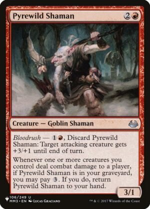 Pyrewild Shaman<br /><span class="collector-number">Collector No. MM3-106</span>