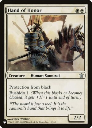 Hand of Honor<br /><span class="collector-number">Collector No. SOK-12</span>