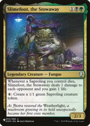 Slimefoot, the Stowaway<br /><span class="collector-number">Collector No. DOM-205</span>