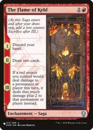 The Flame of Keld<br /><span class="collector-number">Collector No. DOM-123</span>