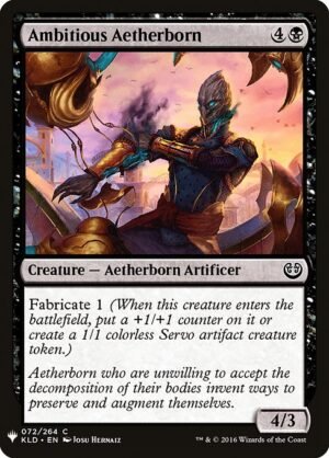 Ambitious Aetherborn<br /><span class="collector-number">Collector No. KLD-72</span>