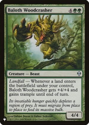 Baloth Woodcrasher<br /><span class="collector-number">Collector No. ZEN-157</span>