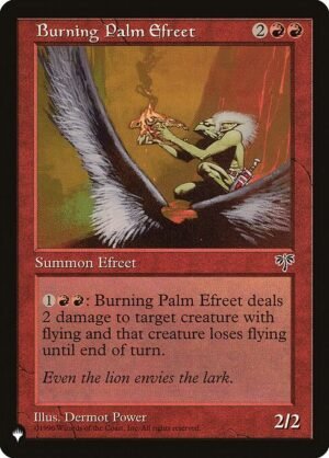 Burning Palm Efreet<br /><span class="collector-number">Collector No. MIR-161</span>