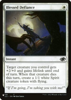 Blessed Defiance<br /><span class="collector-number">Collector No. J22-156</span>