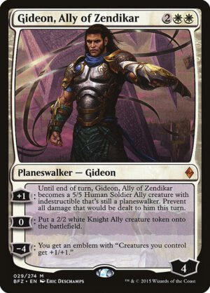 Gideon, Ally of Zendikar<br /><span class="collector-number">Collector No. 29</span>