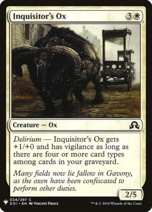 Inquisitor's Ox<br /><span class="collector-number">Collector No. SOI-24</span>